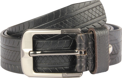 

Raza Men Casual Black Genuine Leather Belt