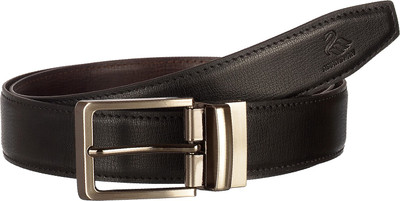 

ASIAN SWAN Men Formal Black Artificial Leather Reversible Belt