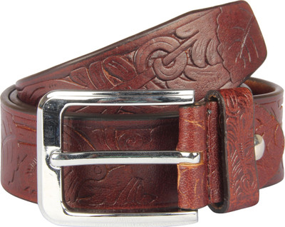 

Raza Men Casual Brown Genuine Leather Belt