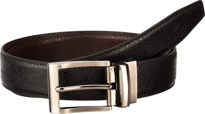 

ASIAN SWAN Men Formal Black Artificial Leather Reversible Belt