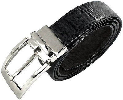 

JANNAT Men Formal Black, Brown Genuine Leather Reversible Belt