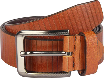 

Raza Men Casual Tan Genuine Leather Belt