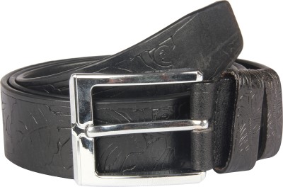 

Raza Men Casual Black Genuine Leather Belt