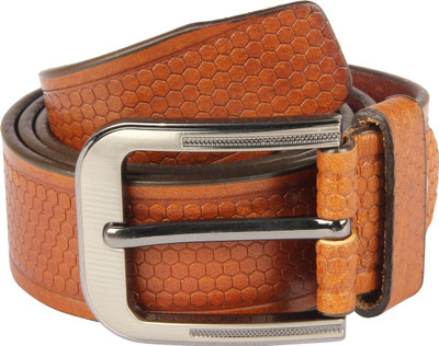 

Raza Men Casual Tan Genuine Leather Belt