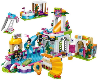

GRYPTON 592pcs Legoings Girl Friend Series Swimming(Multicolor)