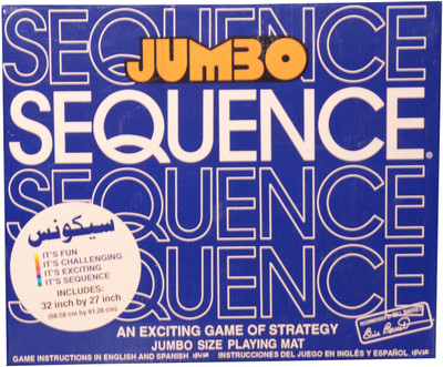 

qexclusive Jumbo Sequence Board Game