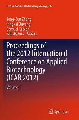 Proceedings of the 2012 International Conference on Applied Biotechnology (ICAB 2012)(English, Paperback, unknown)