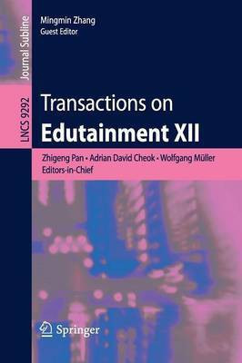 Transactions on Edutainment XII(English, Paperback, unknown)