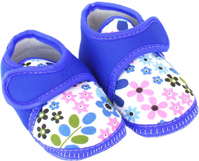 

Neska Moda Floral 6 To 12 Month Baby Booties(Toe to Heel Length - 11 cm Blue)