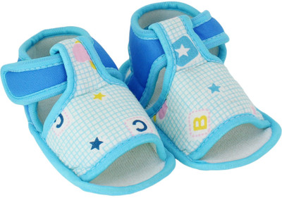 

Neska Moda Checks 6 To 12 Month Baby Booties(Toe to Heel Length - 11 cm Blue)