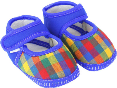 

Neska Moda Floral 6 To 12 Month Baby Booties(Toe to Heel Length - 11 cm Blue)