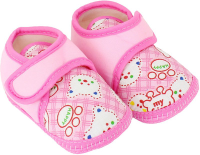 

Neska Moda Bear 6 To 12 Month Baby Booties(Toe to Heel Length - 11 cm Pink)