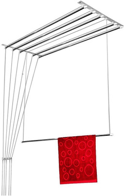 

Wudore 6 Pipes X 6 Feets Steel Ceiling Cloth Dryer Stand(Steel)