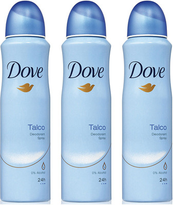 

Dove GO FRESH GREEN PACK OF 3 Body Spray - For Women(450 ml, Pack of 3)