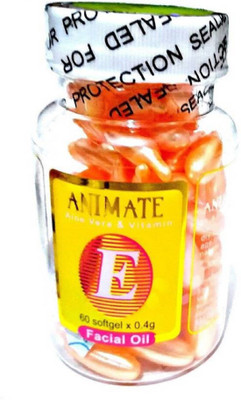 

Animate Vitamin-E Facial Capsule- 60 Capsules(60 ml)