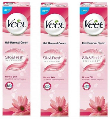 

Veet Hair Removal Cream - 100 g (Pack of 3) Cream(300 g, Set of 3)