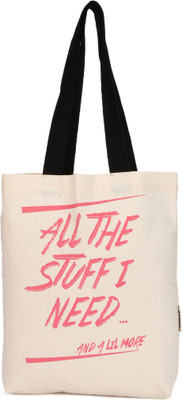 

People Tote(Red, Beige), Beige;red