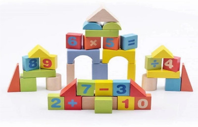 

GRYPTON MIX Wooden Digital Blocks Puzzle Learning Game(Multicolor)