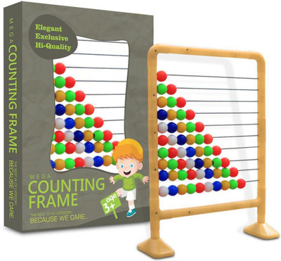 

Gtoons Mega Counting Abacus Frame for Kids (Multicolor)(Multicolor)