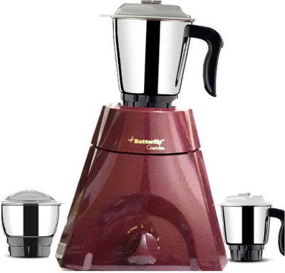

Butterfly Grand 500 Watt Mixer Grinder(Cherry Red, 3 Jars)