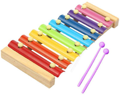 

Tripple Ess Wooden Xylophone Musical Toys with 8 Notes for Kids(Multicolor)