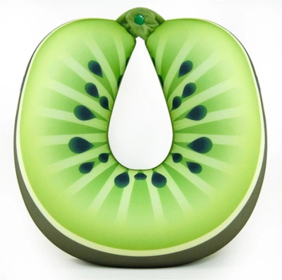 

Satyam Kraft lemon shape travel pillow Neck Pillow(lemon, fruit), Green