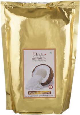 

Hridai Premium Quality Coconut Flakes 600 gms Coconut(600 g, Pouch)
