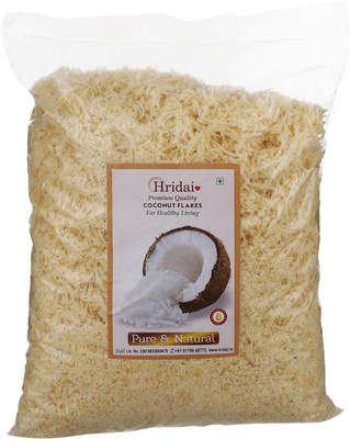 Hridai Premium Quality Coconut Flakes 1000 gms Coconut(1000 g, Pouch)