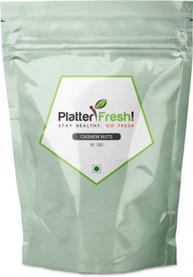 

Platterfresh Whole Plain W 180 Cashews(400 g, Pouch)