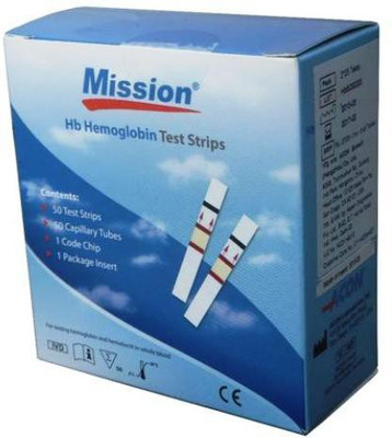 

MiCareIndia Digital Mission Hb 50 Test Strips Ph Test Strip(4.5 - 25.6)