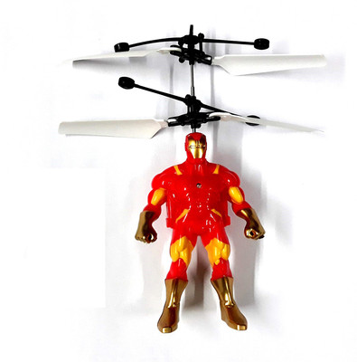 

Bestie Toys Avenger Flying Hero Iron Man with Hand Sensor Control and USB Charger(Multicolor)