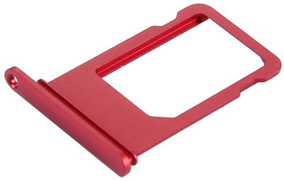 WOW Sim Card Tray(Compatible With Apple iphone 7 - Red)