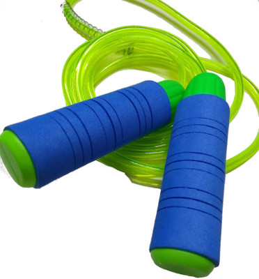 

AS Enterprise PREMIUM QUALITY STANDARD JUMPING SKIPPING ROPE Freestyle Skipping Rope(Multicolor, Length: 279 cm), Parrot green;red