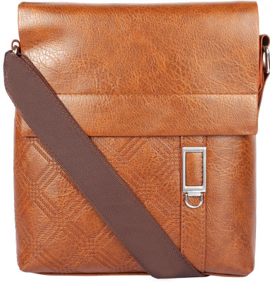 

Indian Fashion Men & Women Formal Brown PU Sling Bag