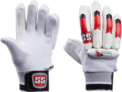 

SS College MX Batting Gloves (, White, Multicolor