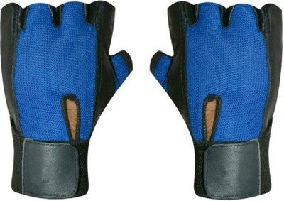 

Vellora Netted Wrist Support Gym & Fitness Gloves (, Blue