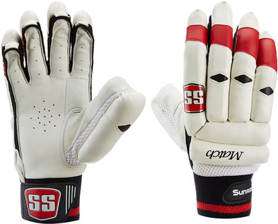 

SS Match Batting Gloves (, White, Multicolor