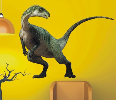 Jump up 74 cm Dinosaur , Wall sticker Self Adhesive Sticker(Pack of 1)