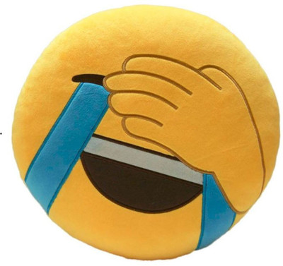 

Frantic Premium Quality Crying Soft Smiley Cushion - 35 Cm - 35 cm(Yellow)