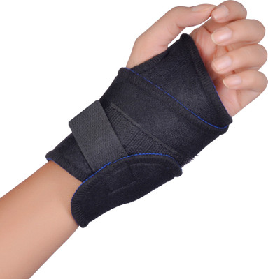 

Hashtag WRIST_BAND_SUPPORT_WITH_THUMB_NEO_BLACK Wrist Support (, Black