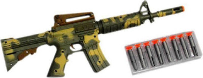 

SBJCollections Big Army Air Long dart Gun Toy for kids Size: 56 CM(Multicolor)