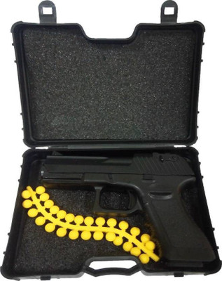 

Bestie Toys Gun Pistol small Model half die-alloy toy With 6 Mm Plastic Bb Bullets For Kids(Multicolor)