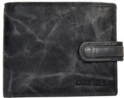 

CADROHIDES Men Grey Genuine Leather Wallet(5 Card Slots)