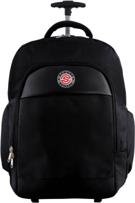 

SCHARF Tom Iker 40 L Trolley Laptop Backpack(Multicolor), Black