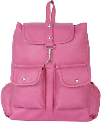 

SARA ST_Bag_127 15 L Backpack(Pink), Solid pink