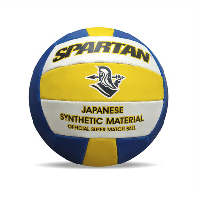 

Spartan JAPANESE 18 P TRI COLOUR Volleyball - Size: (Pack of 1, Yellow, Blue, White;yellow;blue