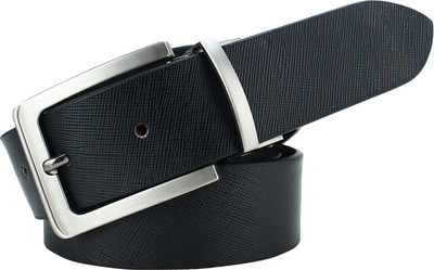 

Rosset Men Casual Black Genuine Leather Reversible Belt