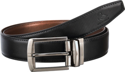 

ASIAN SWAN Men Formal Black Artificial Leather Reversible Belt