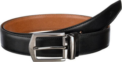 

ASIAN SWAN Men Formal Black Artificial Leather Reversible Belt