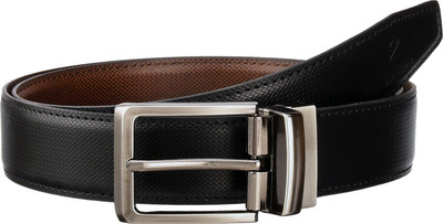 

ASIAN SWAN Men Formal Black Artificial Leather Reversible Belt
